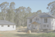 Abbildung eines Landhauses in Australien